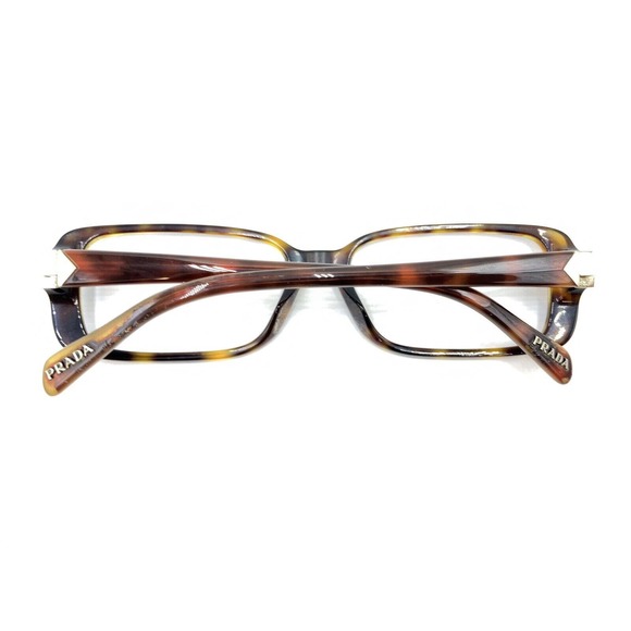 Prada VPR 11N AB6-1O1 Tortoise Brown Gold Eyeglasses Frames 54-16 135 Italy - Picture 11 of 12